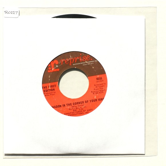 The First Edition Just Dropped In/Shadow In The Corner Of 45 rpm Vinyl 7" Record - Picture 9 of 9